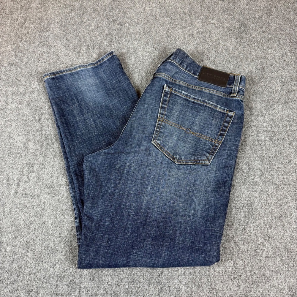 Lucky Brand 329 Classic Straight Mens Blue Denim Jeans 36x30 Medium Wash